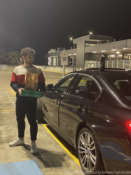 Curly Brown Hairdude